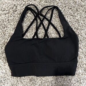 Buffbunny Revolution Sports Bra, Size M — Onyx Black